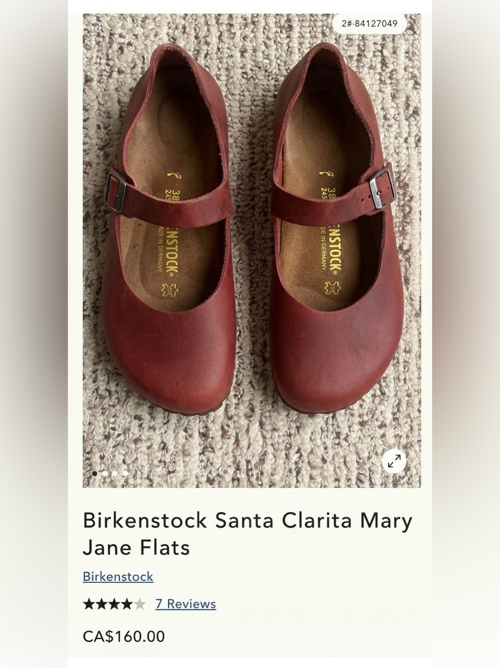 Birkenstock Santa Clarita Mary Jane Flats